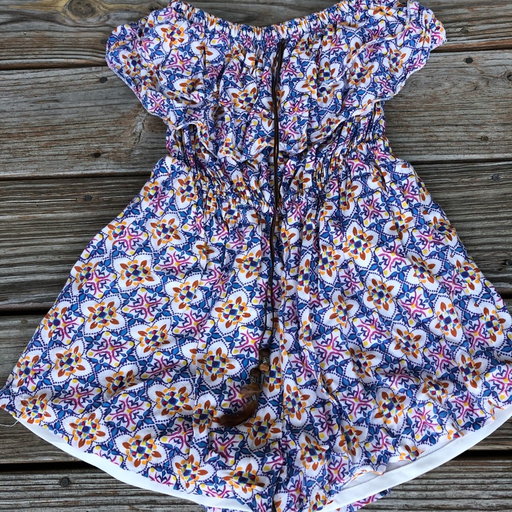 Shrinking Violet Colorful Sleeveless Romper